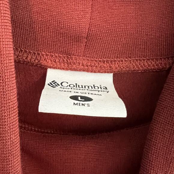 Vintage Men's Columbia Turtleneck Longsleeve Dark Red Size Large - Picture 5 of 9